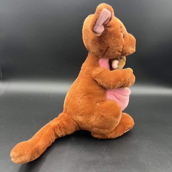 Disney Store Winnie-the-Pooh VINTAGE Kanga and Roo Plush 14 in Stuffed Toy - Picture 6 of 14